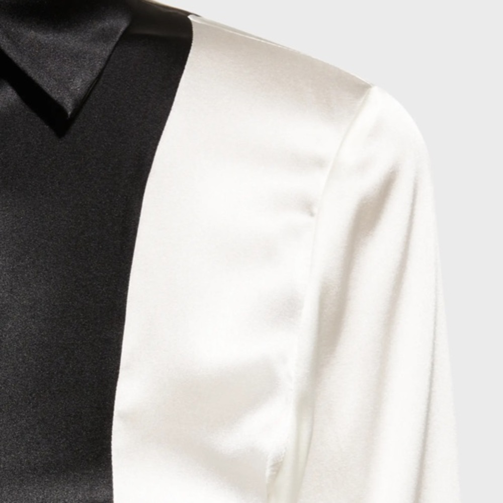 ALICE & OLIVIA WILLA PLACKET TOP - Picture 14 of 14